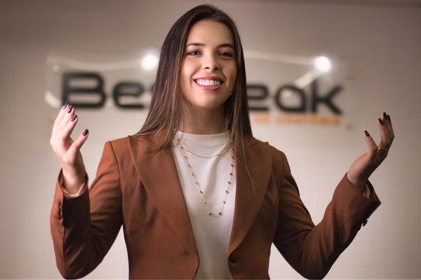 Aluna no palco